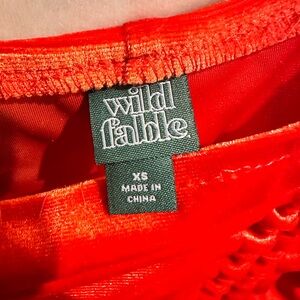 Wild Fable red dress size Xs